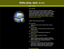 Tablet Screenshot of deltaplus.sk